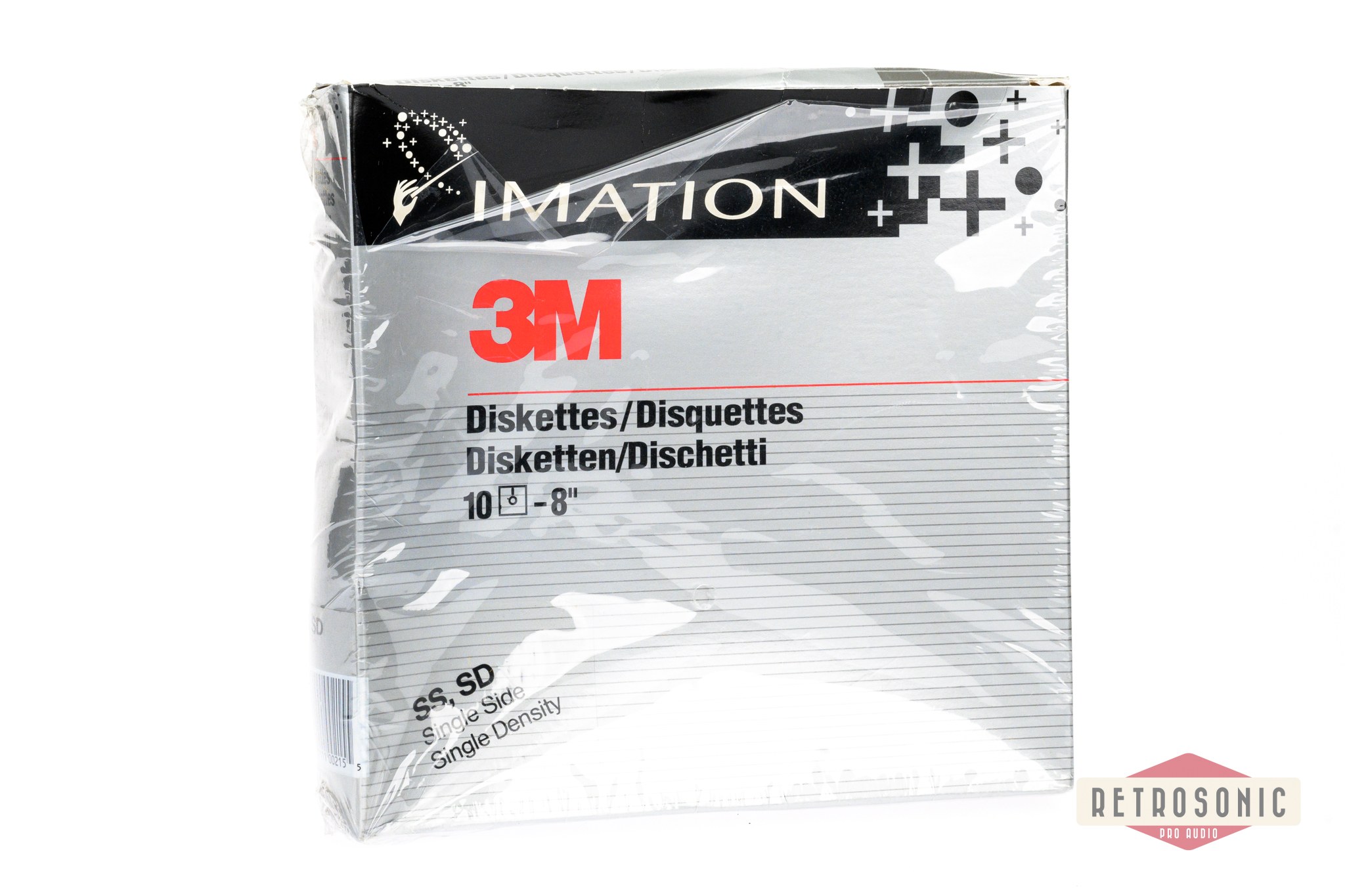 3M Imation 8" 8-inch Floppy Diskettes VINTAGE 9 pcs Pack DS/DD